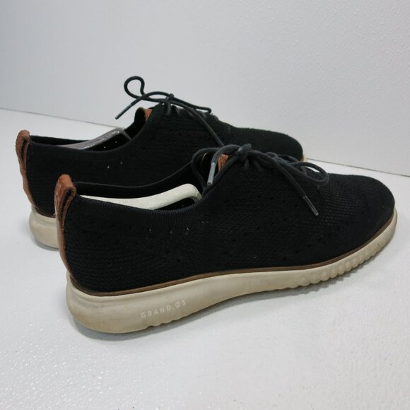 Cole Haan 2.ZERØ GRAND Laser Wingtip Oxfords Fabric Casual Footwear Sz 10.5 M - Picture 4 of 7